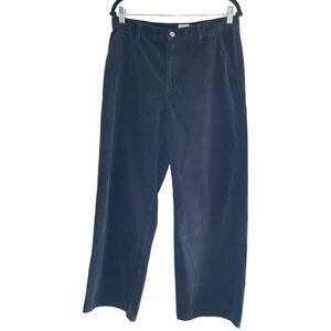 VINTAGE CALVIN KLEIN JEANS Black‎ Wide Leg Corduroy Pants, Size 12